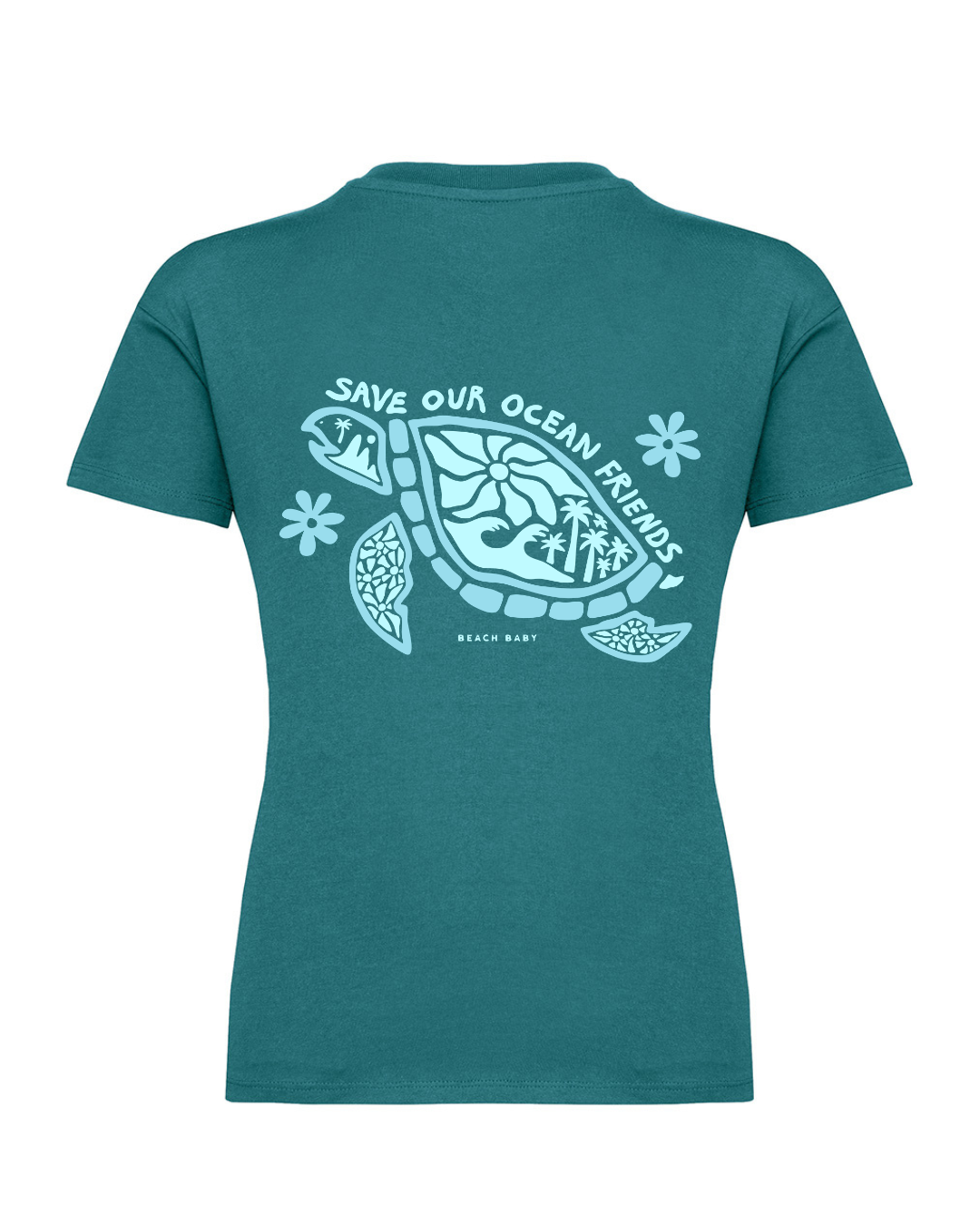 'Save Our Ocean Friends' Oversized Organic Tee
