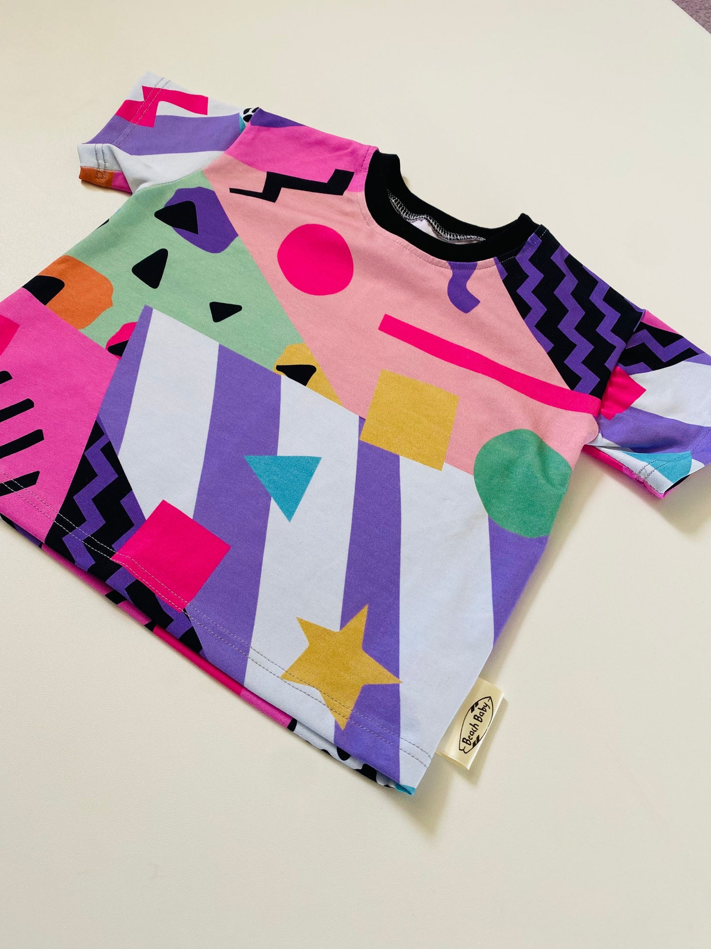 Retro Ski Splice T Shirt