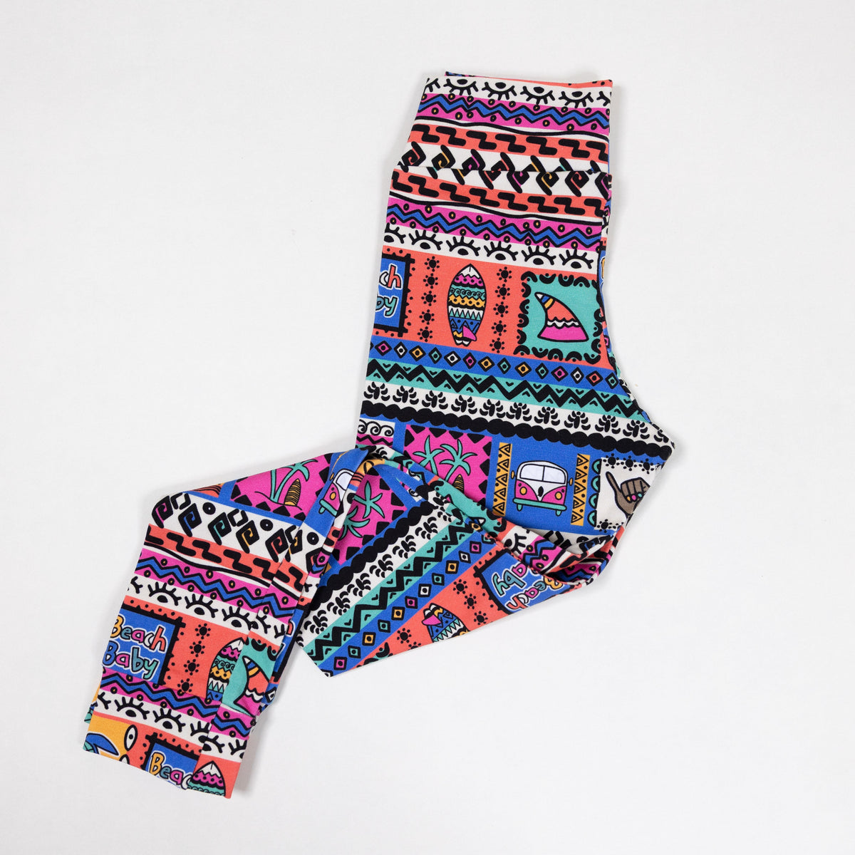 Beach Baby Aztec Leggings