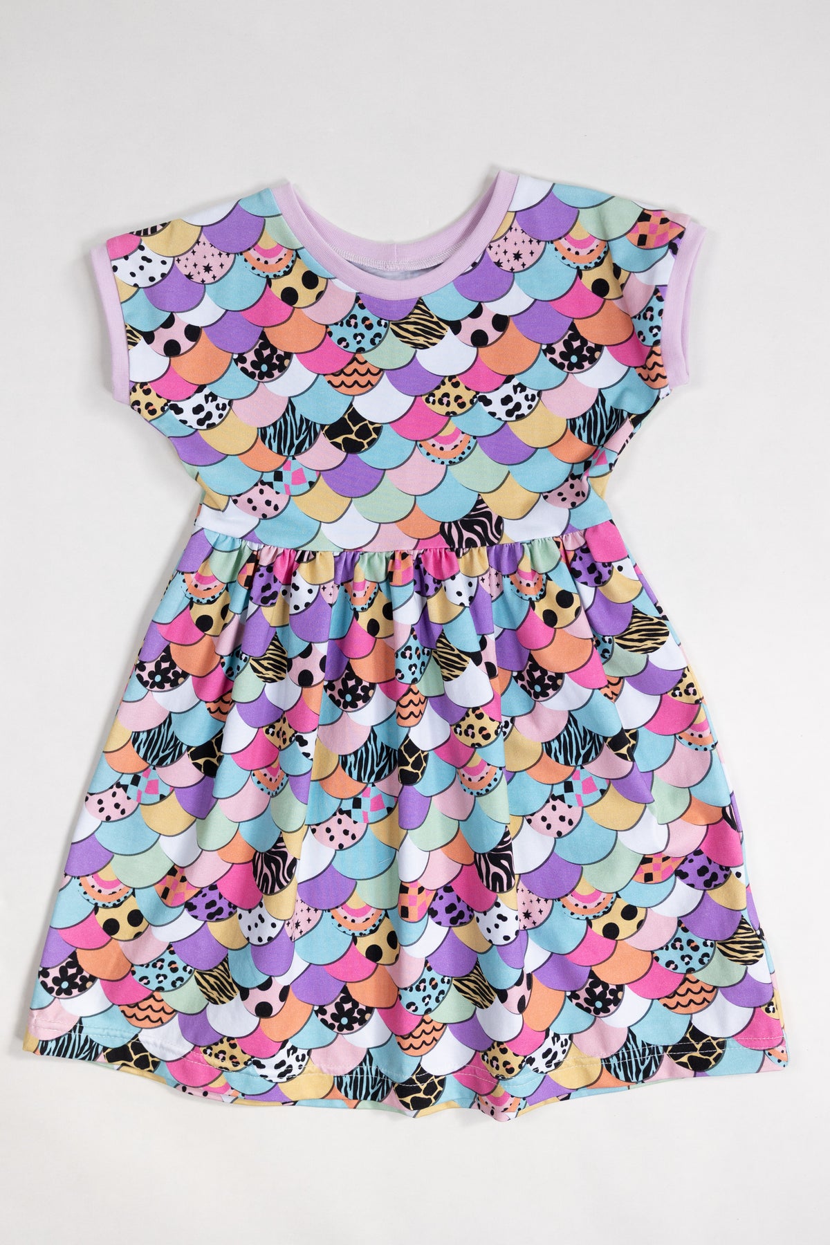 Mermaid Scales Dress - 3-4y