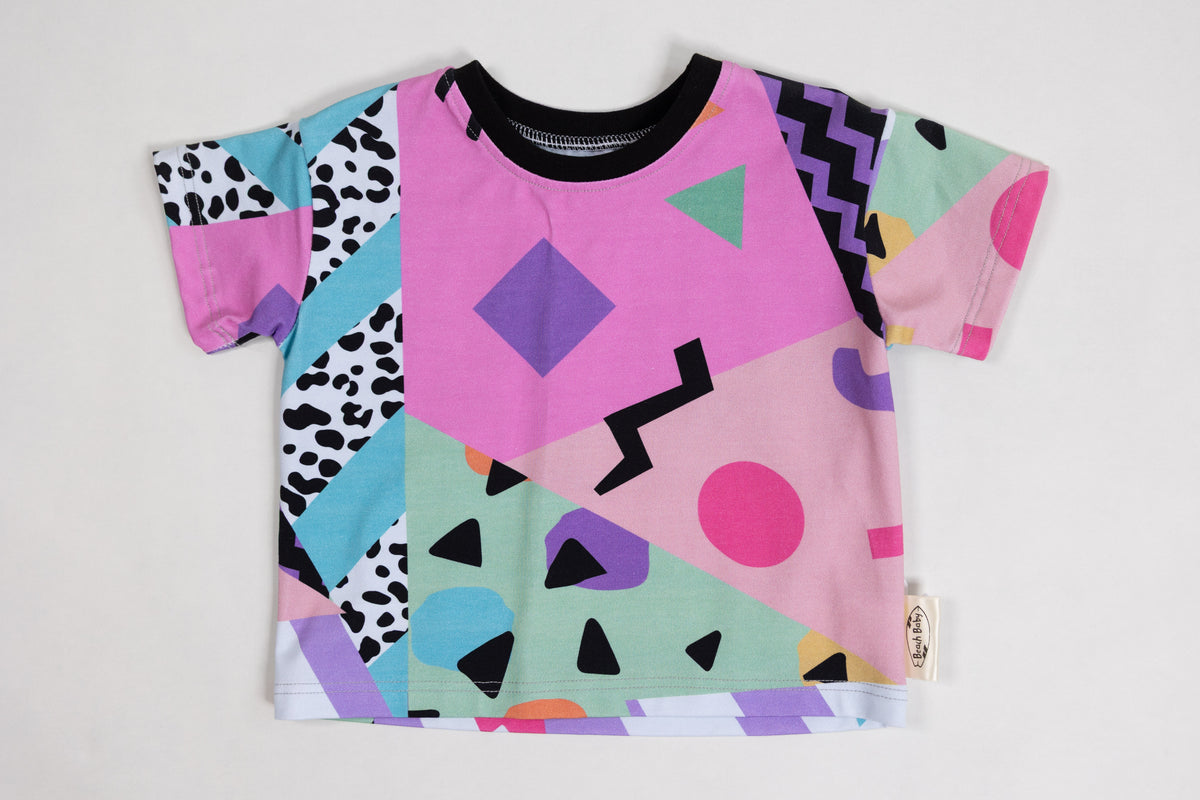 Retro Ski Splice T Shirt