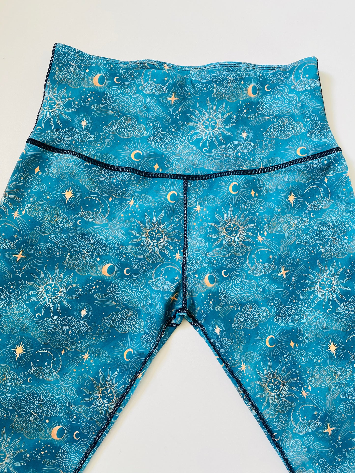 Adults Athletic Leggings - Mystic Skies - M (UK 12)