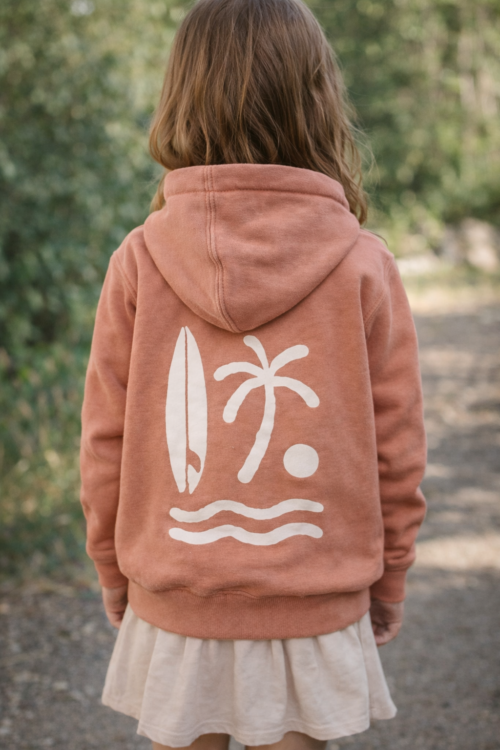 Summer Surf Hoody - Dusky Pink