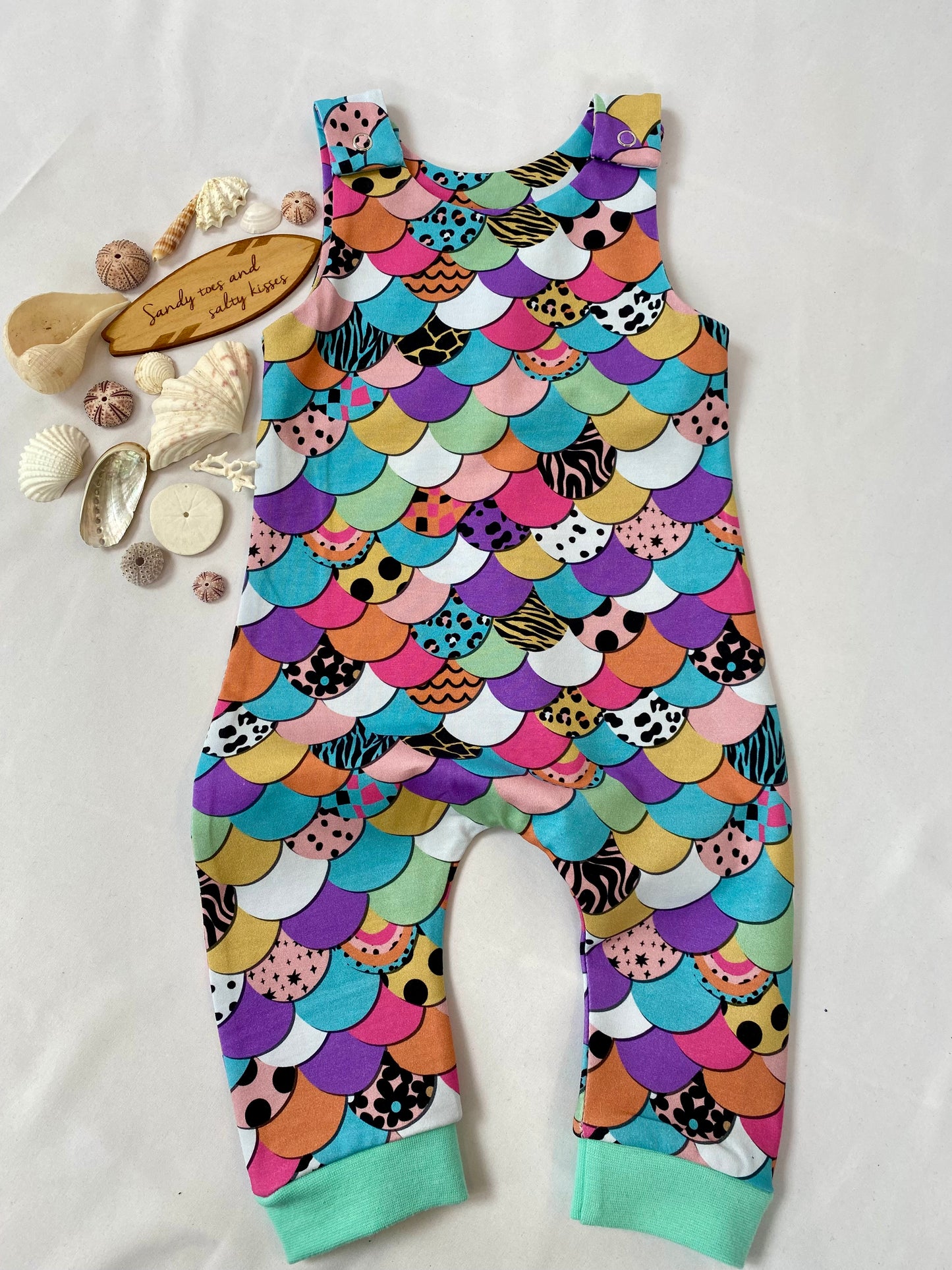 Mermaid Scales Romper