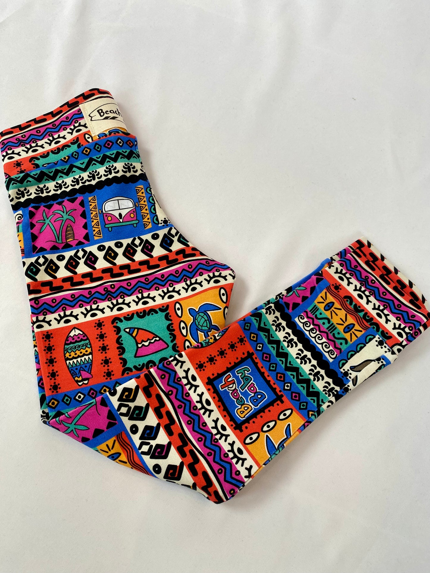 Beach Baby Aztec Leggings