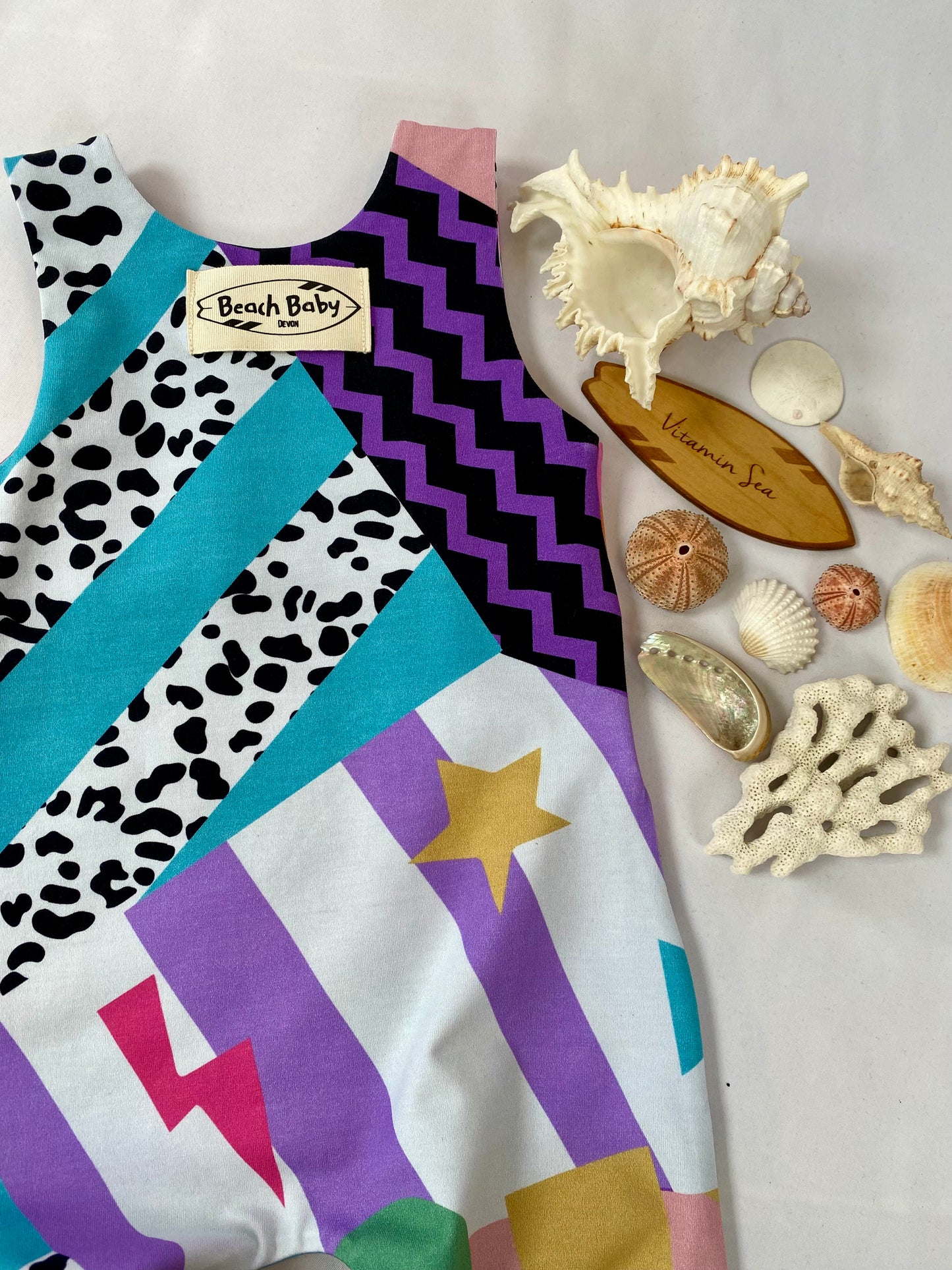 Retro Ski Splice Romper