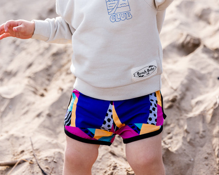 Retro Ski Shapes Retro Shorts