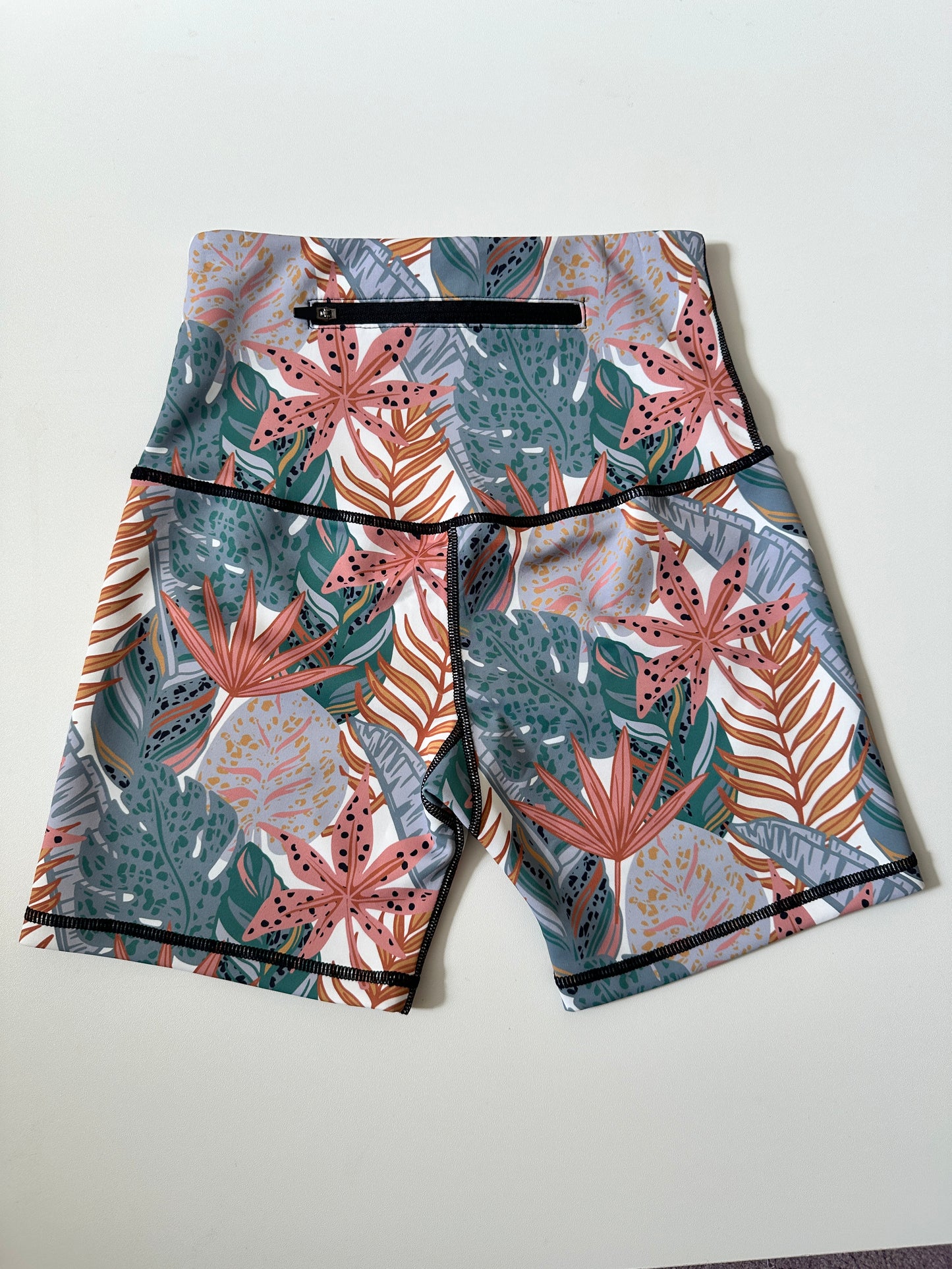 Ladies Palm Leaves Shorts - Size XS