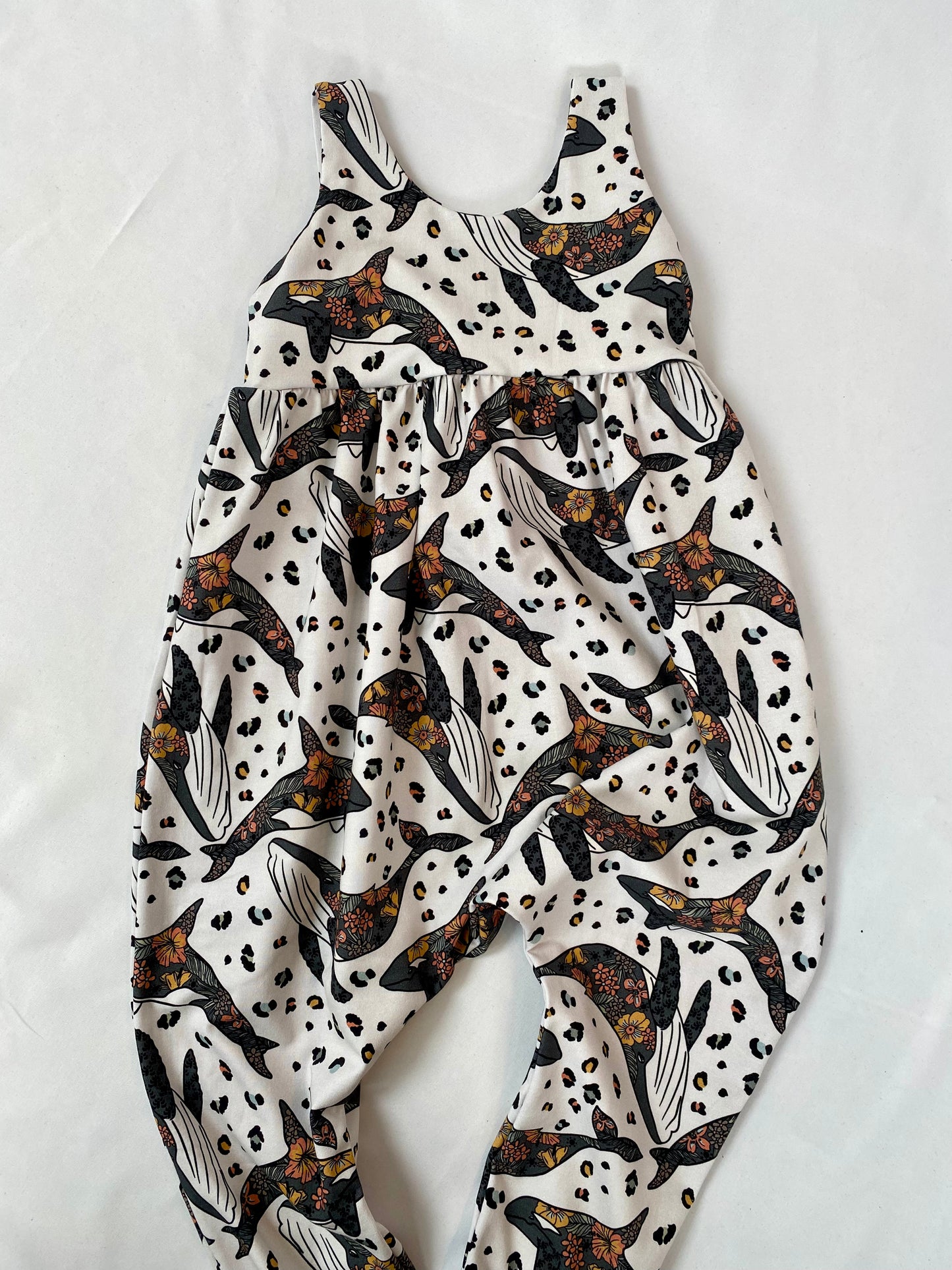 Wild Whales Napa Romper