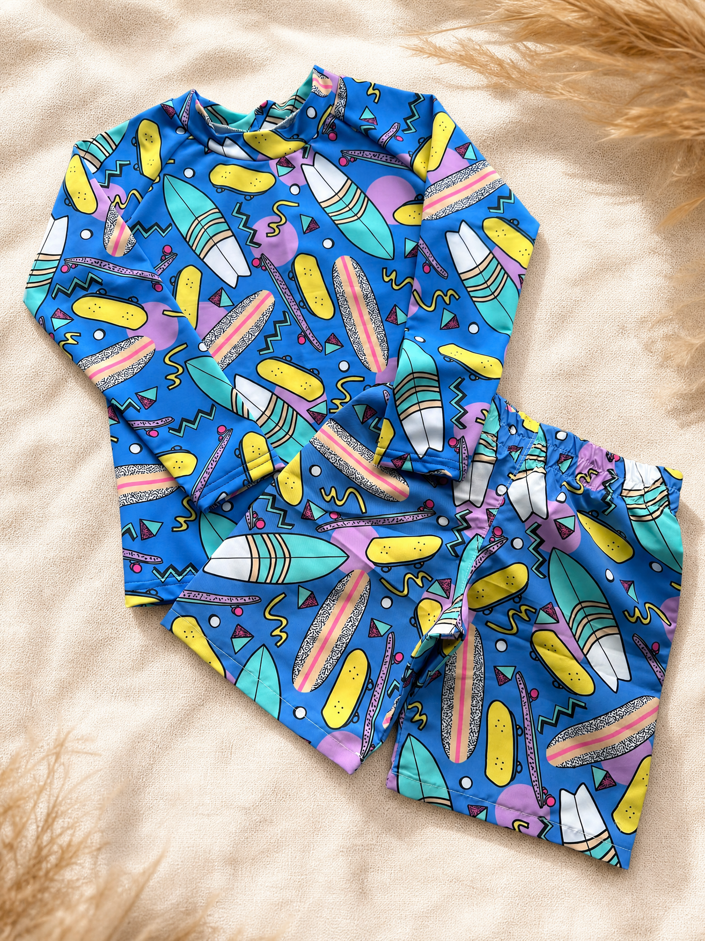 Rash Vest - Retro Surf n Skate