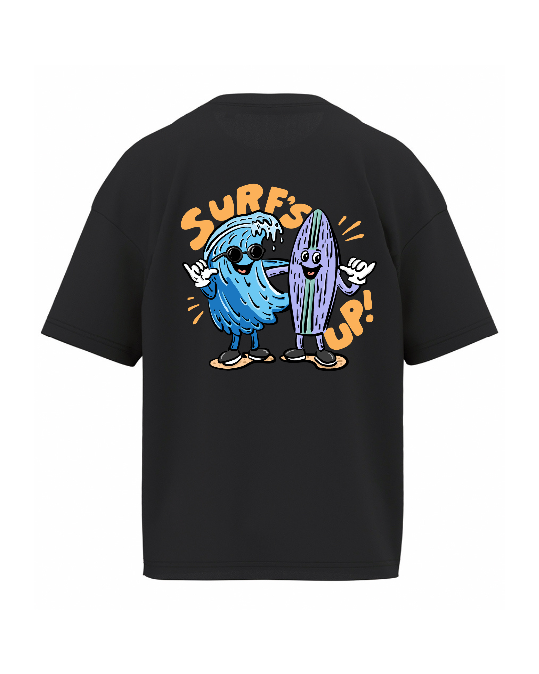 'Surfs Up' Oversized Organic Tee