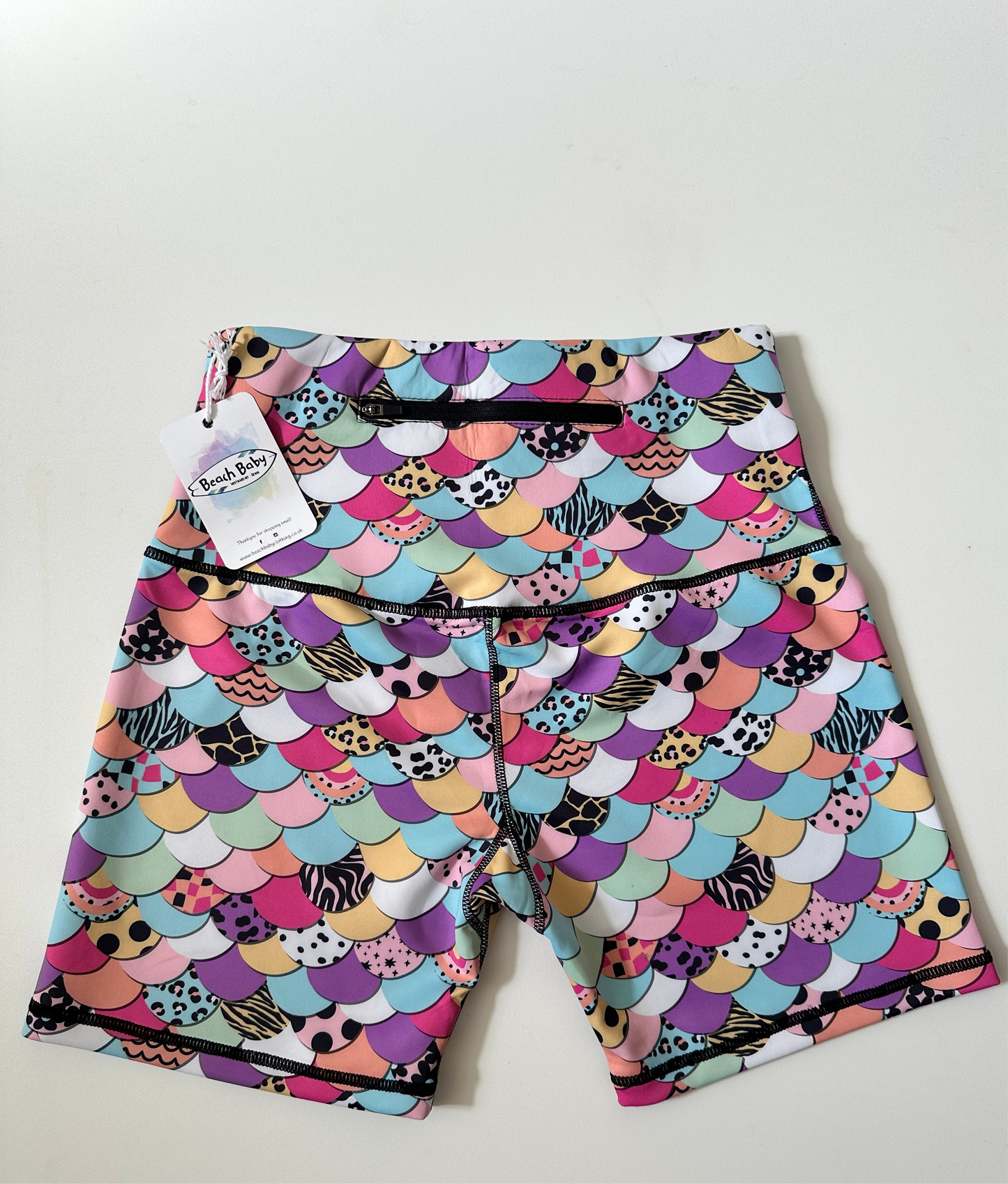 Ladies Mermaid Scales Shorts