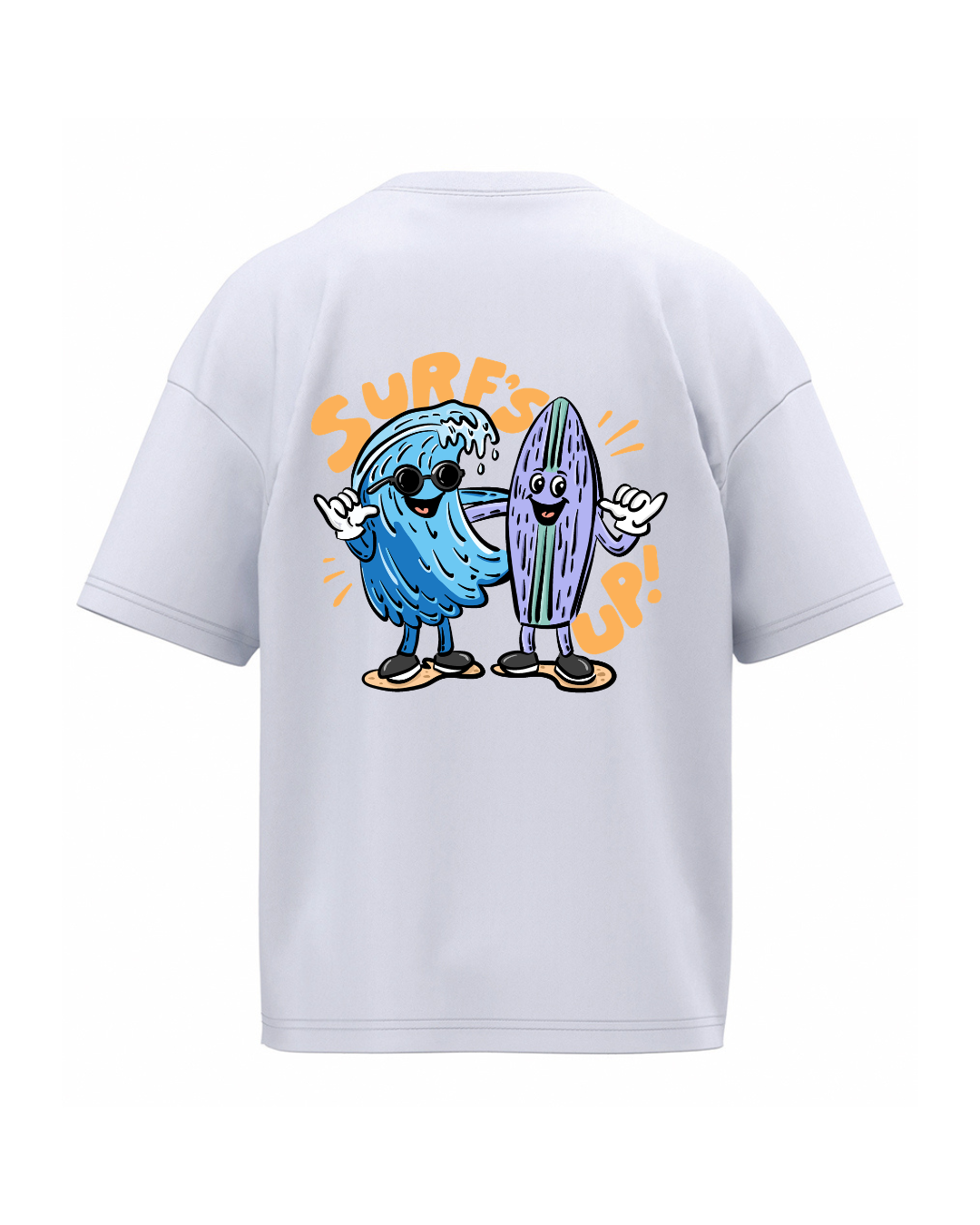 'Surfs Up' Oversized Organic Tee