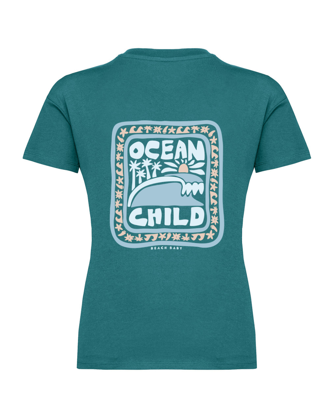 'Ocean Child' Oversized Organic Tee