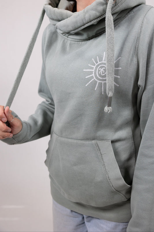 Cross Neck Hoody -Adults