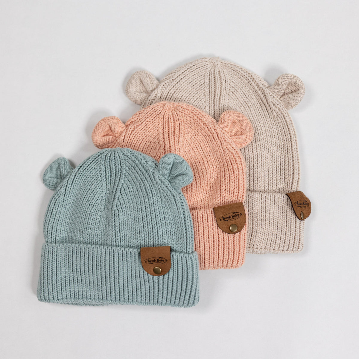 Kids Organic Beach Bear Beanie