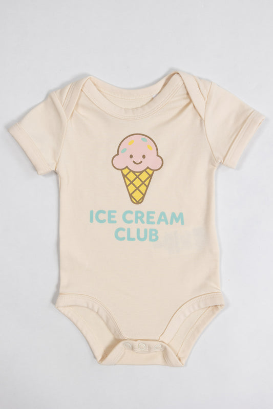 Beach Baby Vest - Ice Cream Club