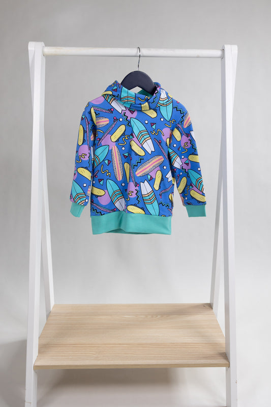 Retro Surf n Skate Hoody