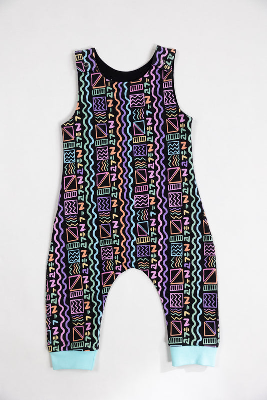 Retro Ski Aztec Romper - 6-12m