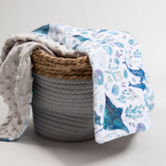 Sealife Parade Snuggle Blanket