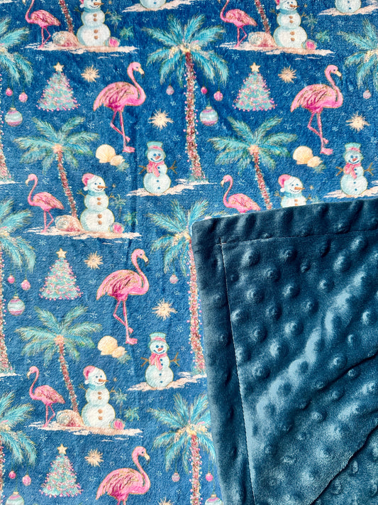 Flam-azing Christmas Minky Blanket