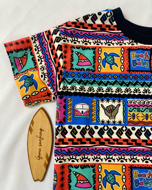 Beach Baby Aztec T Shirt