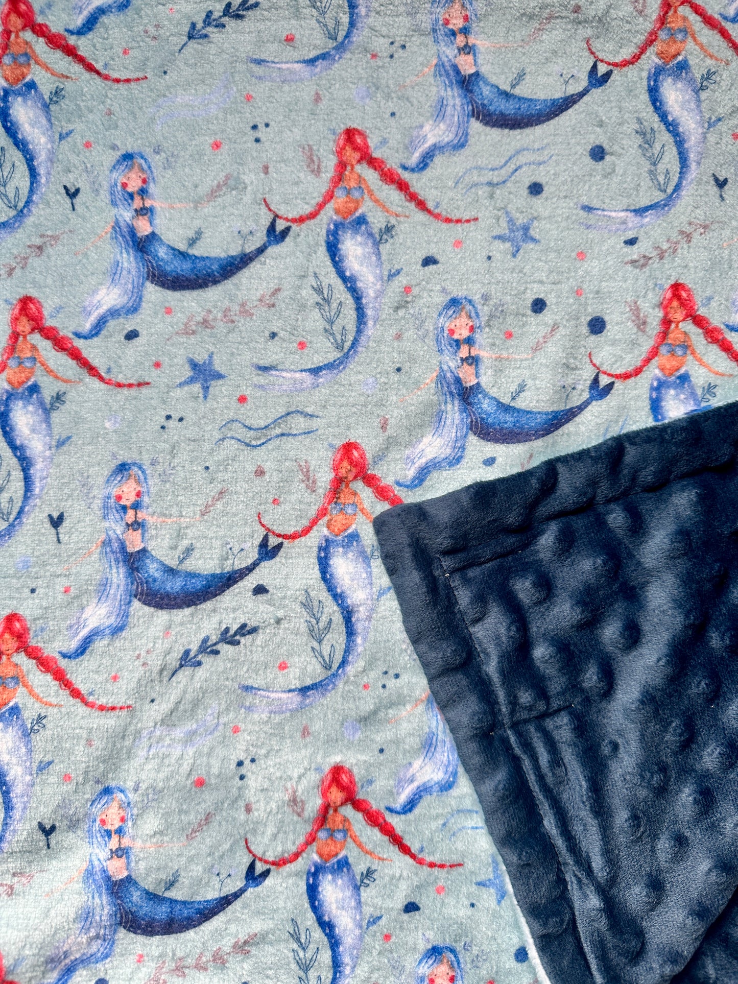 Mermaid Flo Minky Blanket