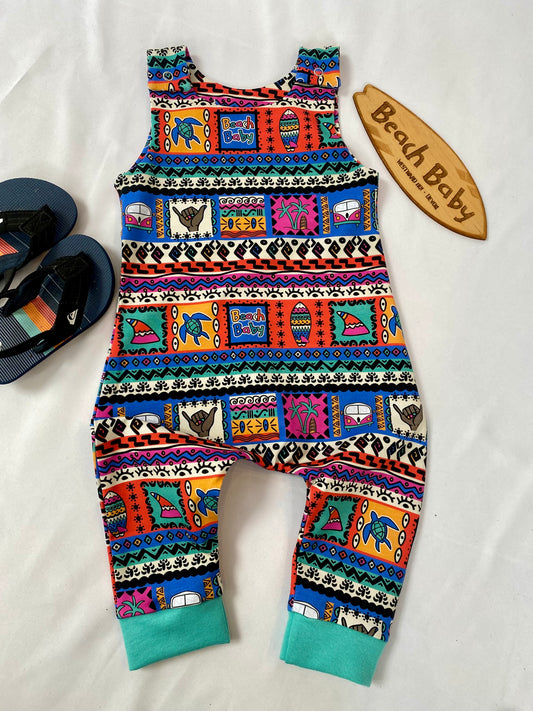 Beach Baby Aztec Romper