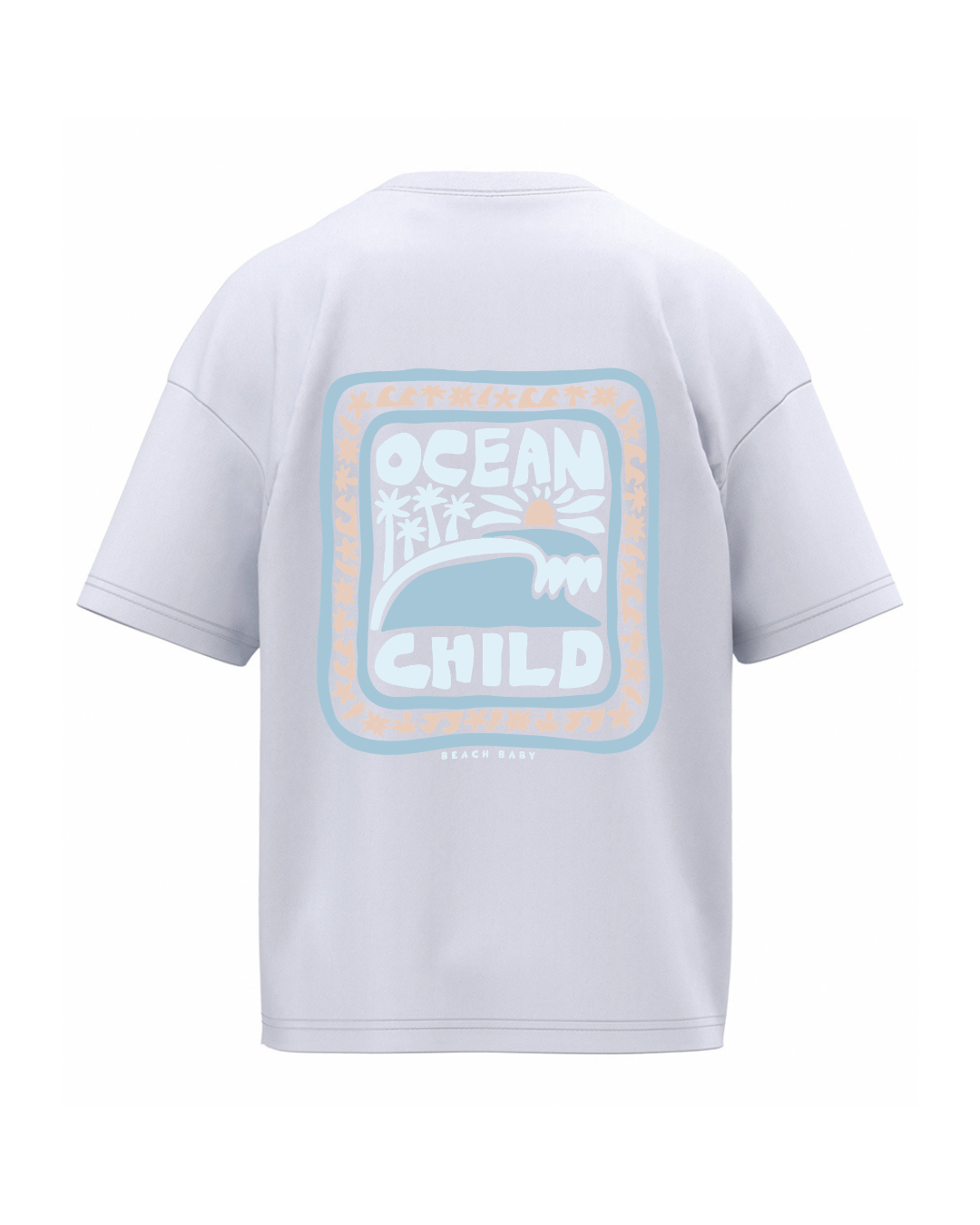 'Ocean Child' Oversized Organic Tee