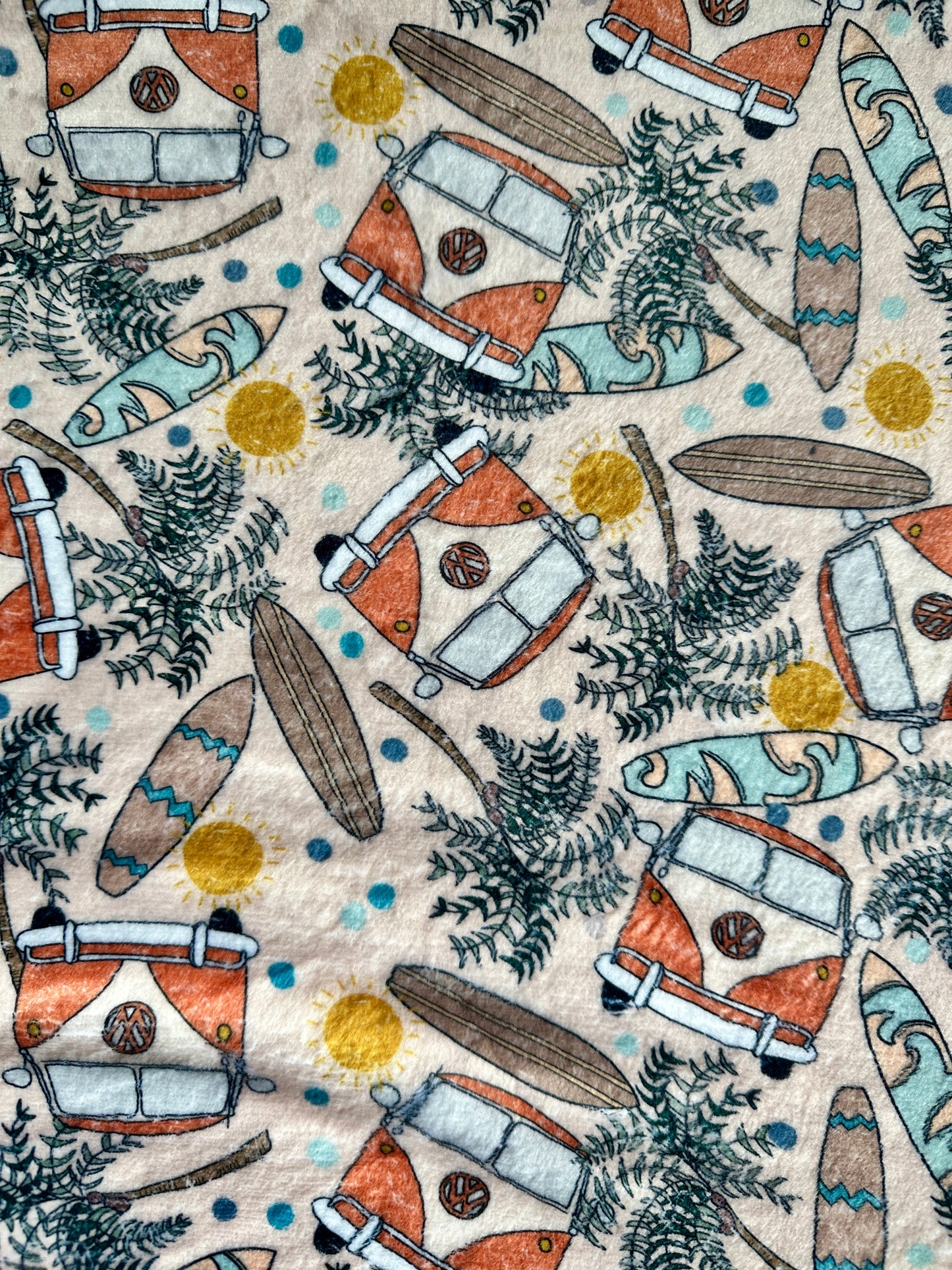 Campervans Minky Blanket