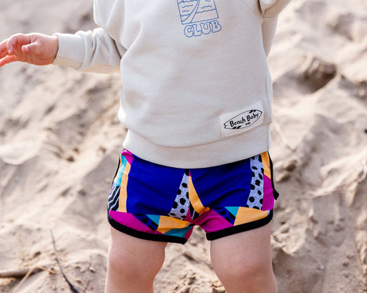 Retro Ski Shapes Retro Shorts