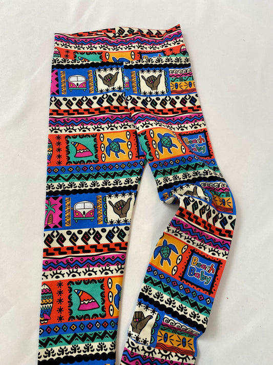 Beach Baby Aztec Leggings