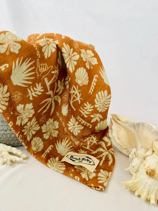 Abstract Cotton Muslin Swaddle