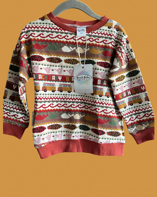 Beach Baby Fairisle - Sweatshirt