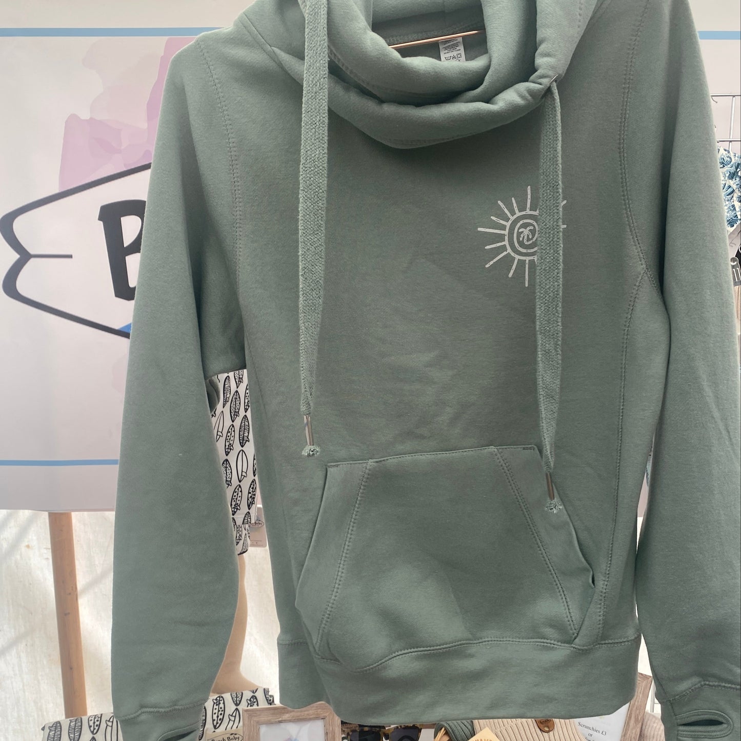 Cross Neck Hoody -Adults