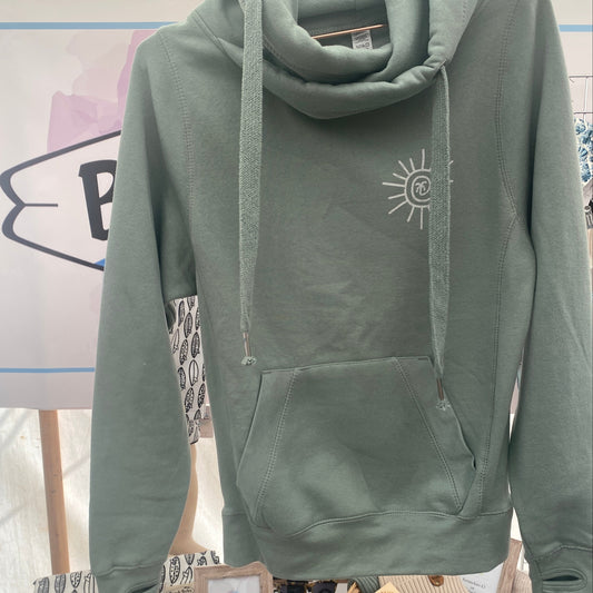 Cross Neck Hoody -Adults