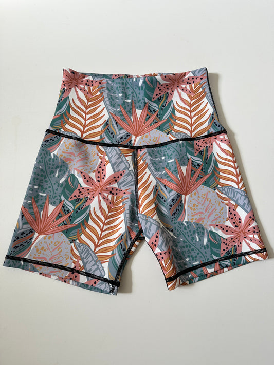 Ladies Palm Leaves Shorts - Size XS