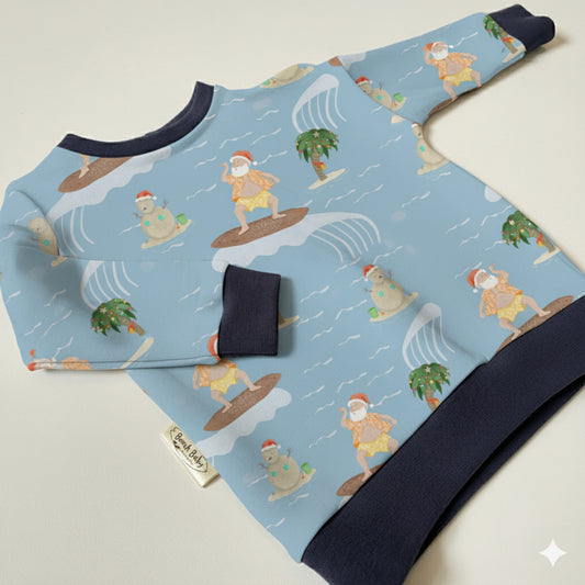 Surfing Santa - Sweatshirt