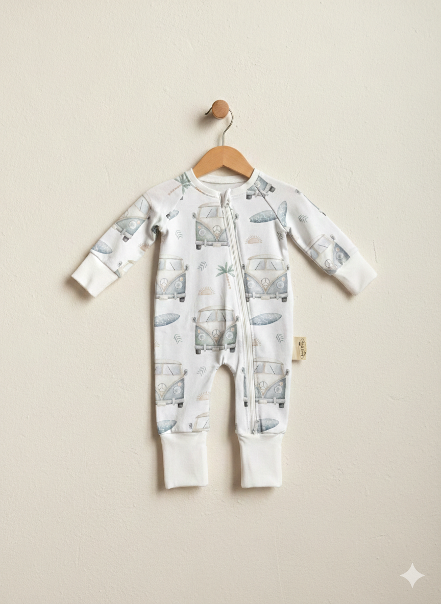 Campervan Zippy Sleepsuits