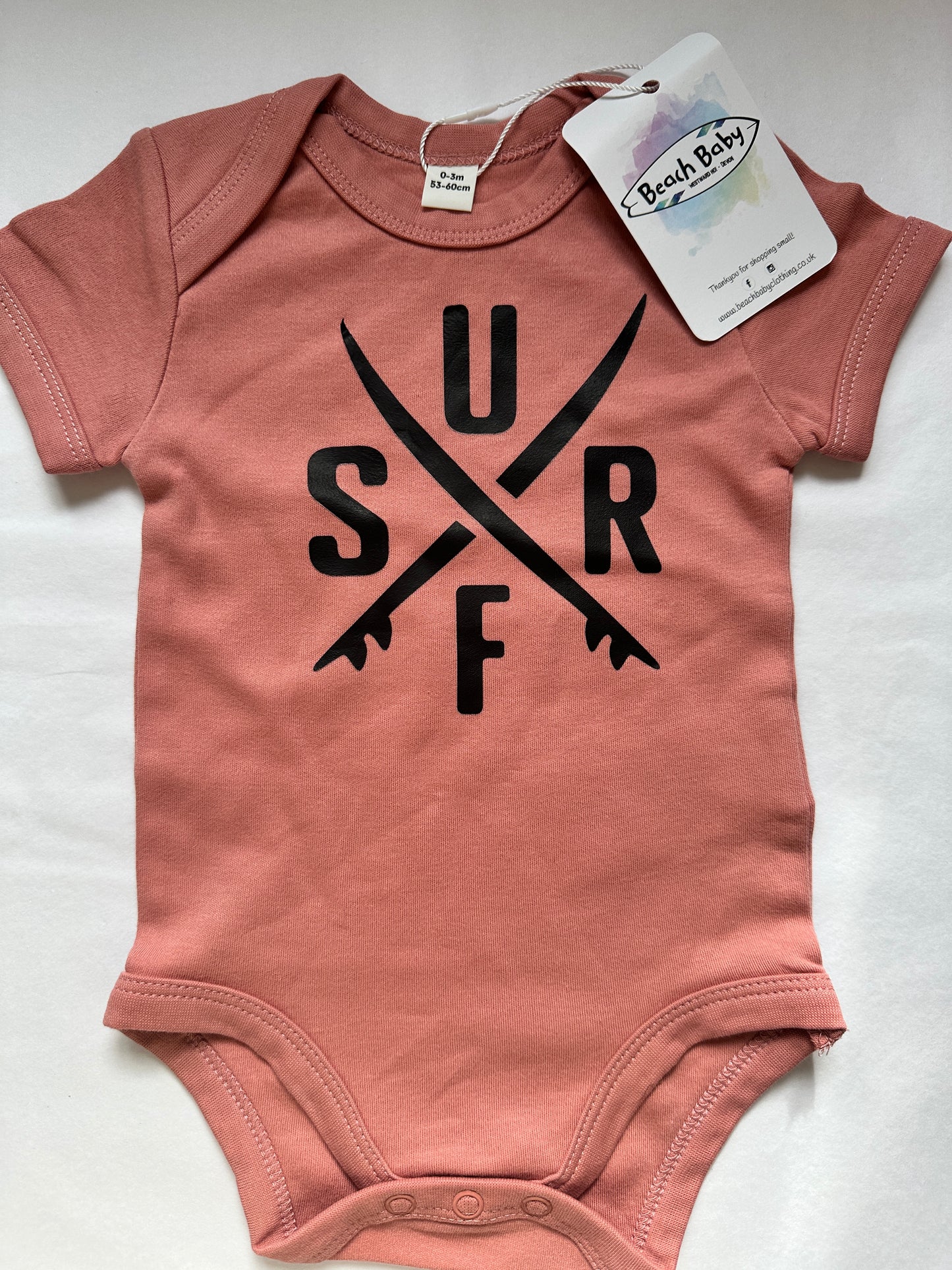 ‘Surf’ Baby Vests