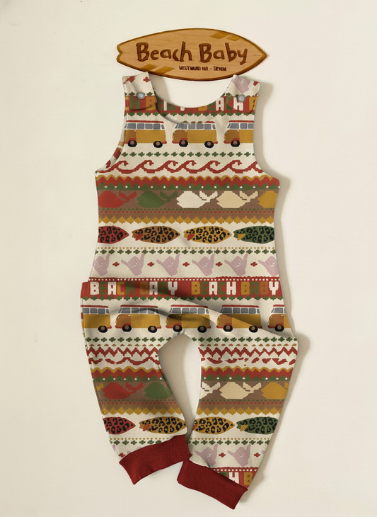 Beach Baby Fairisle - Romper