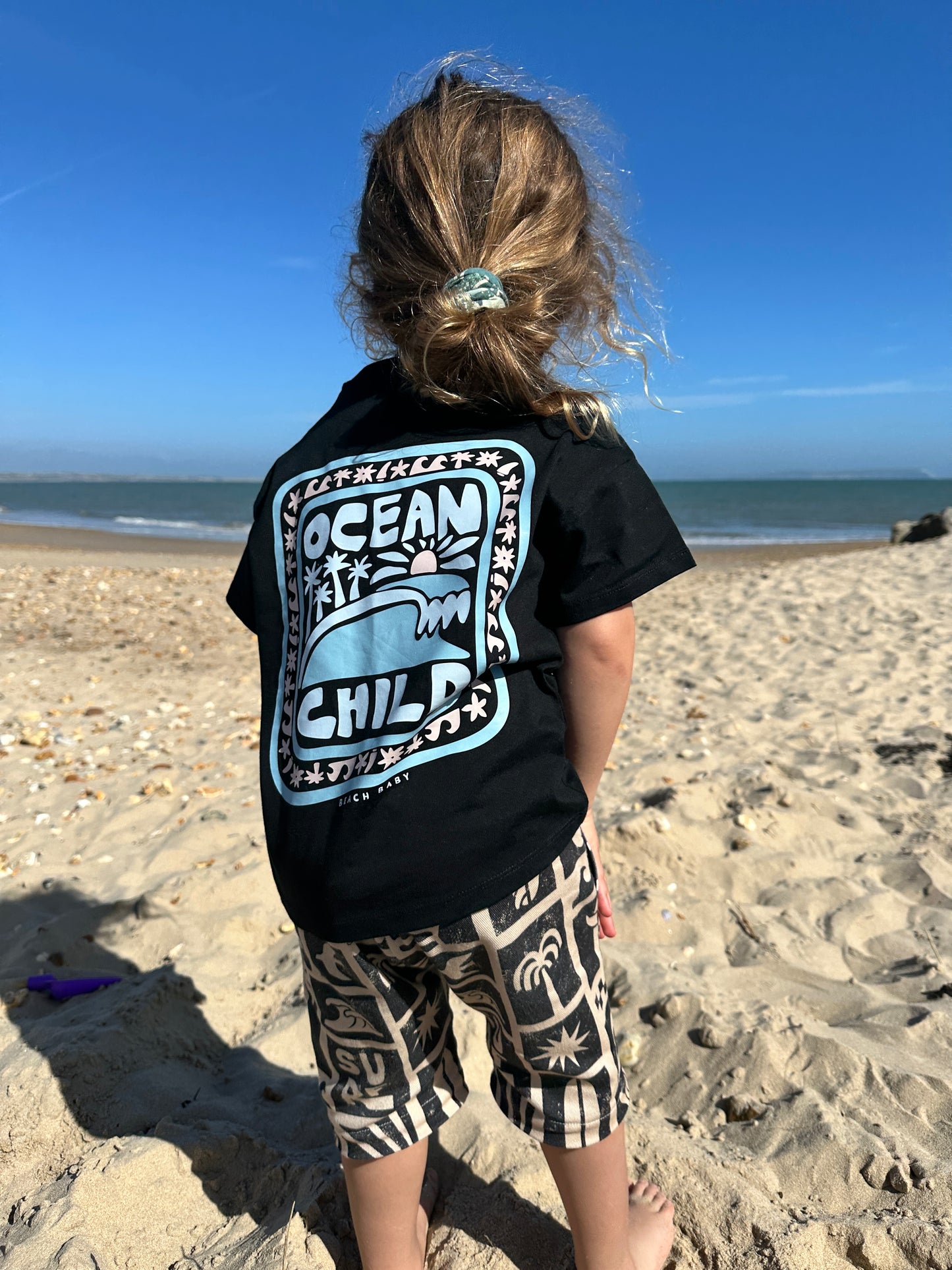 'Ocean Child' Oversized Organic Tee