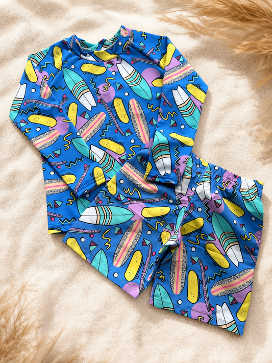 Rash Vest - Retro Surf n Skate